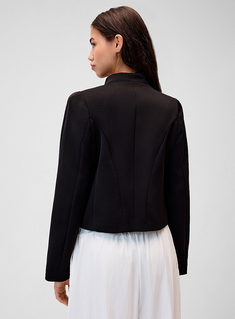 Trompe-l'oeil frog toggle buttons blazer product image 3