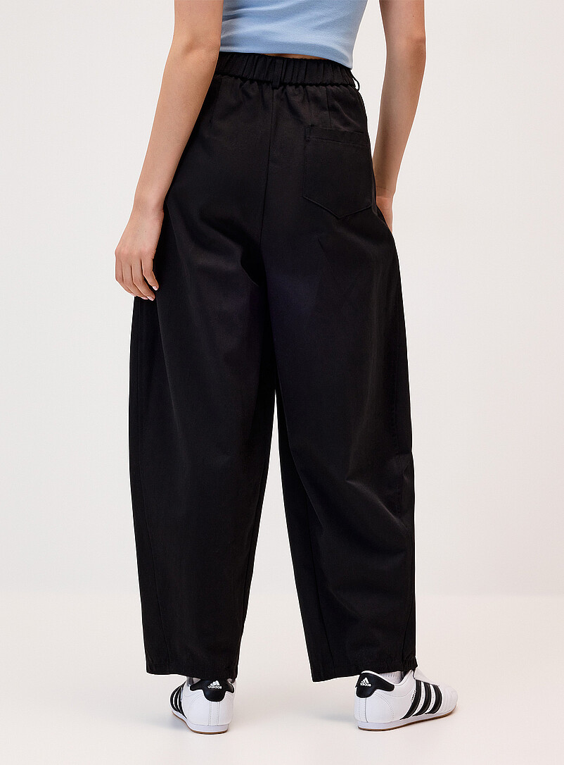 Twill barrel-leg dress pant product image 3