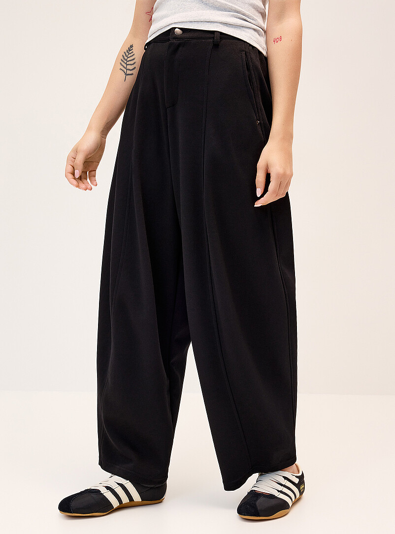 Barrel-leg dress sweatpant product image 2