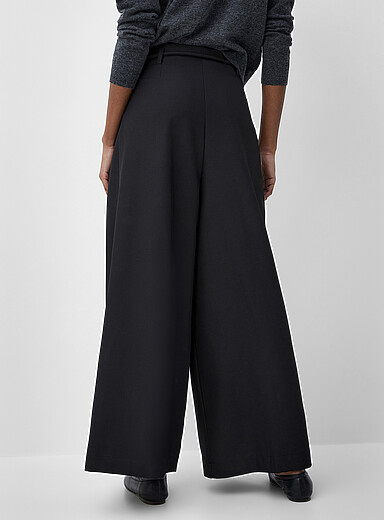 Pleated-waist ultra-wide pant product image 4