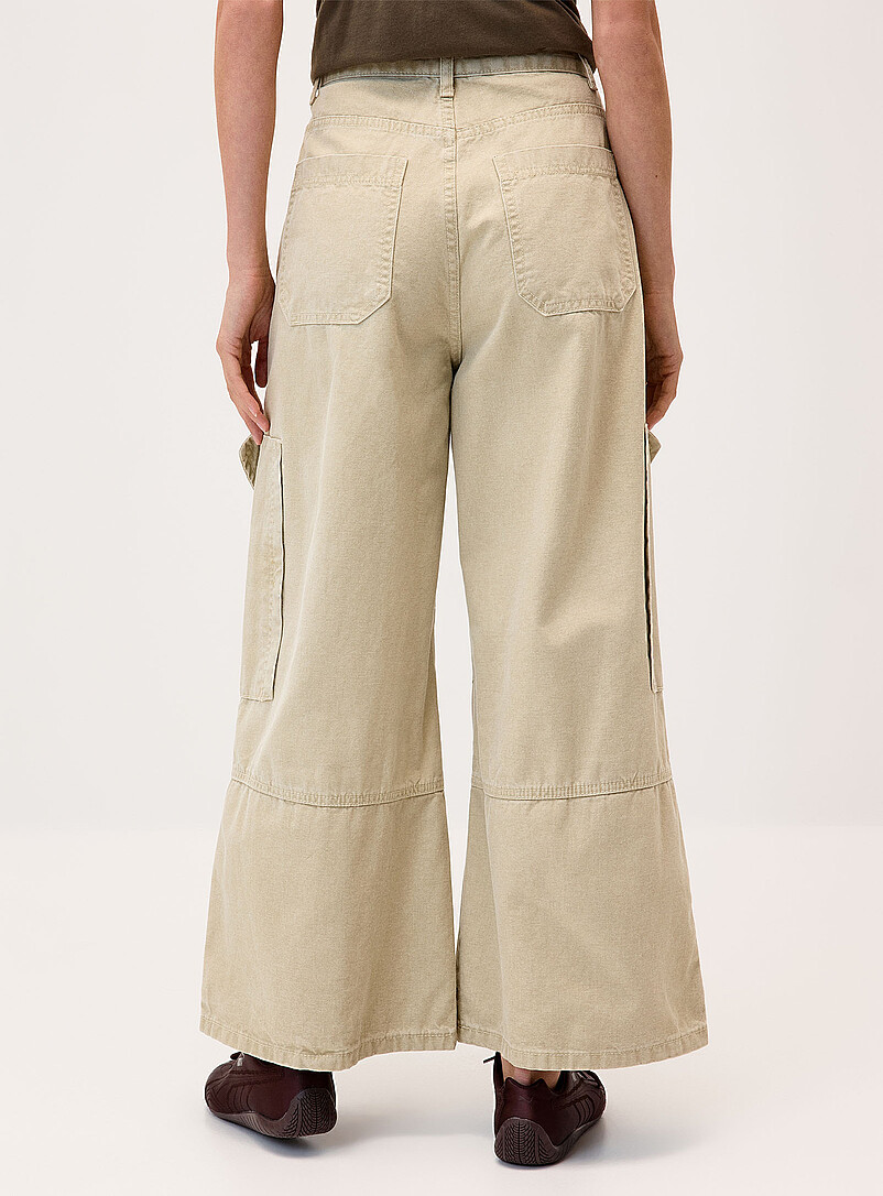Wide-leg cargo jean product image 3