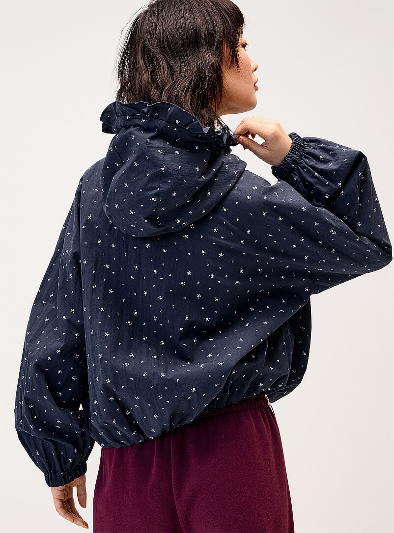 Small flowers hooded jacket product image 3