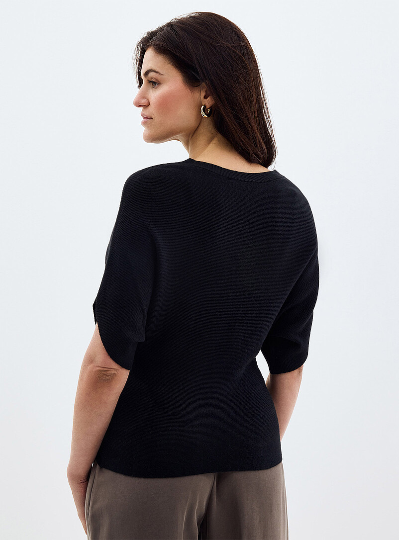 Fitted waist ottoman sweater product image 3