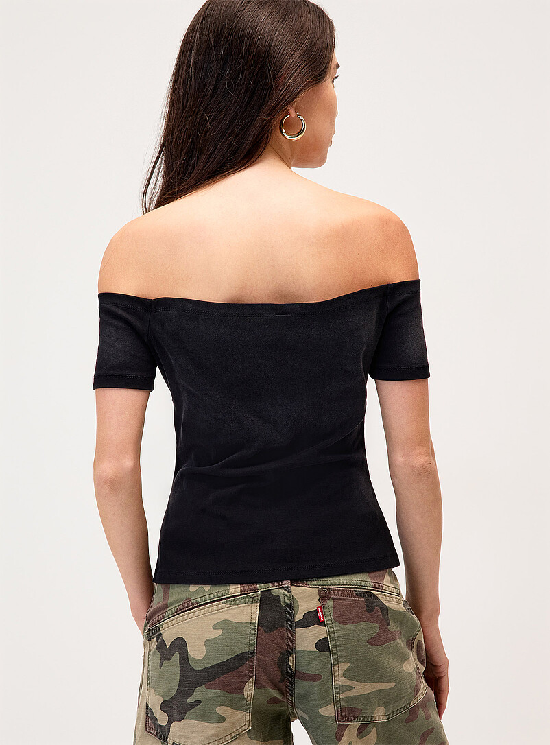 Faded effect ruched T-shirt product image 2