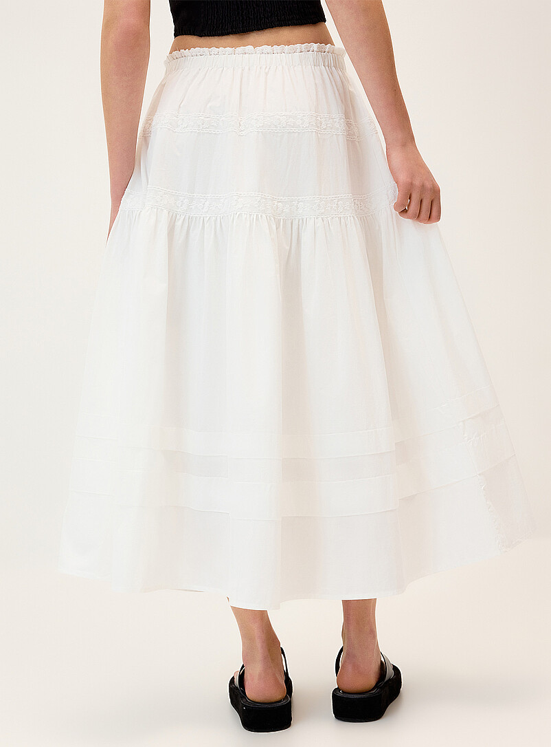 Lace-trim maxi skirt product image 3