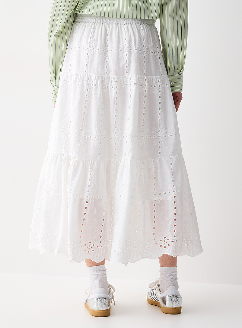 Broderie anglaise maxi skirt product image 3