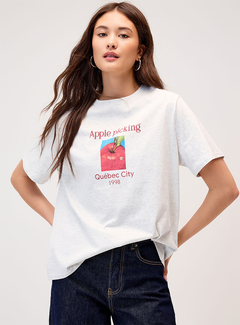 Apple harvest loose T-shirt product image (primary)
