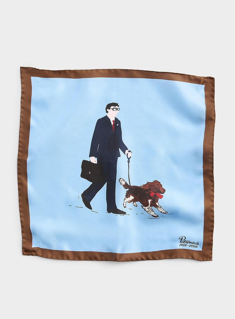 Dog-walk pocket square product image 2