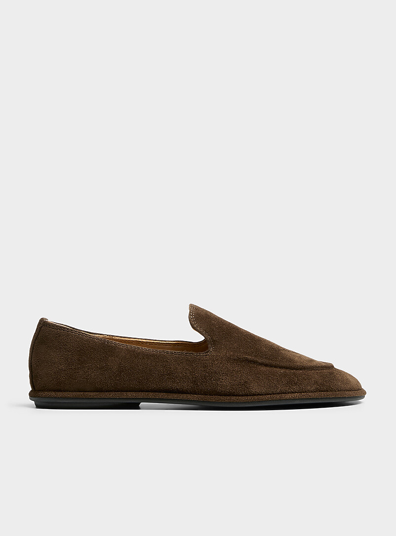 Simons Black Soft minimalist loafers Women for women