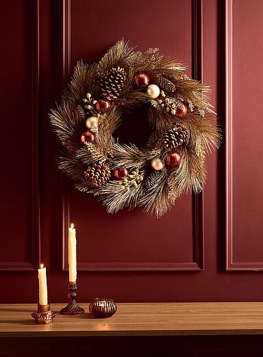 Shimmering pine Christmas wreath 61 cm in diameter <b>Christmas Collection</b>