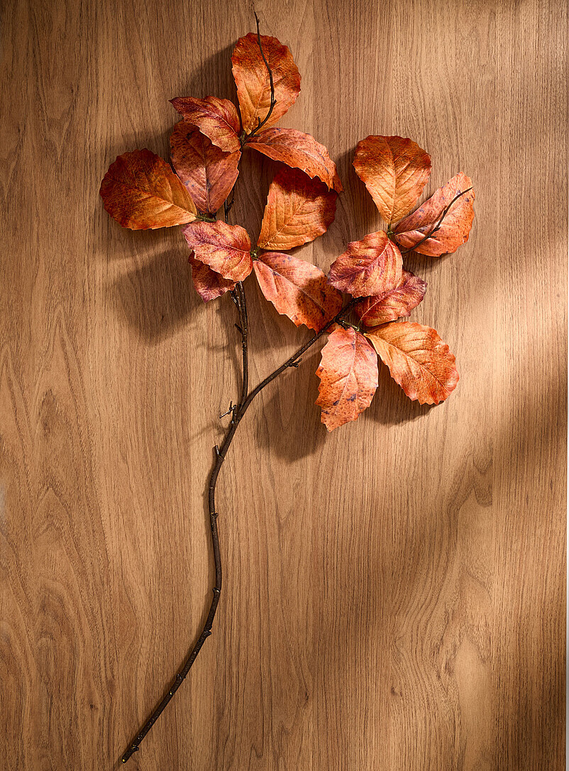 Artificial autumn foliage branch product image 3