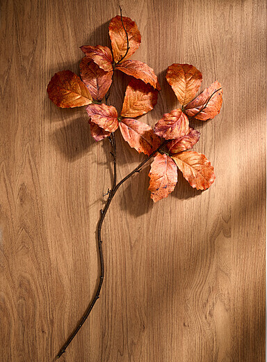La branche imitation feuillage d'automne