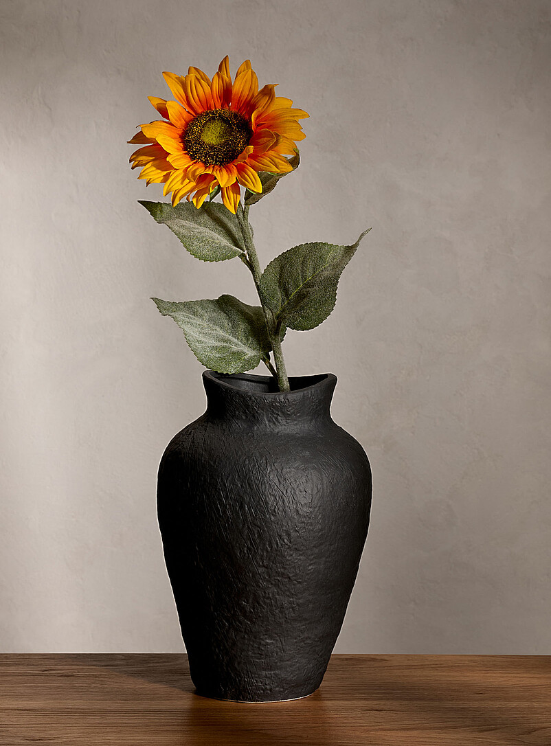 Artificial sunflower branch product image (primary)
