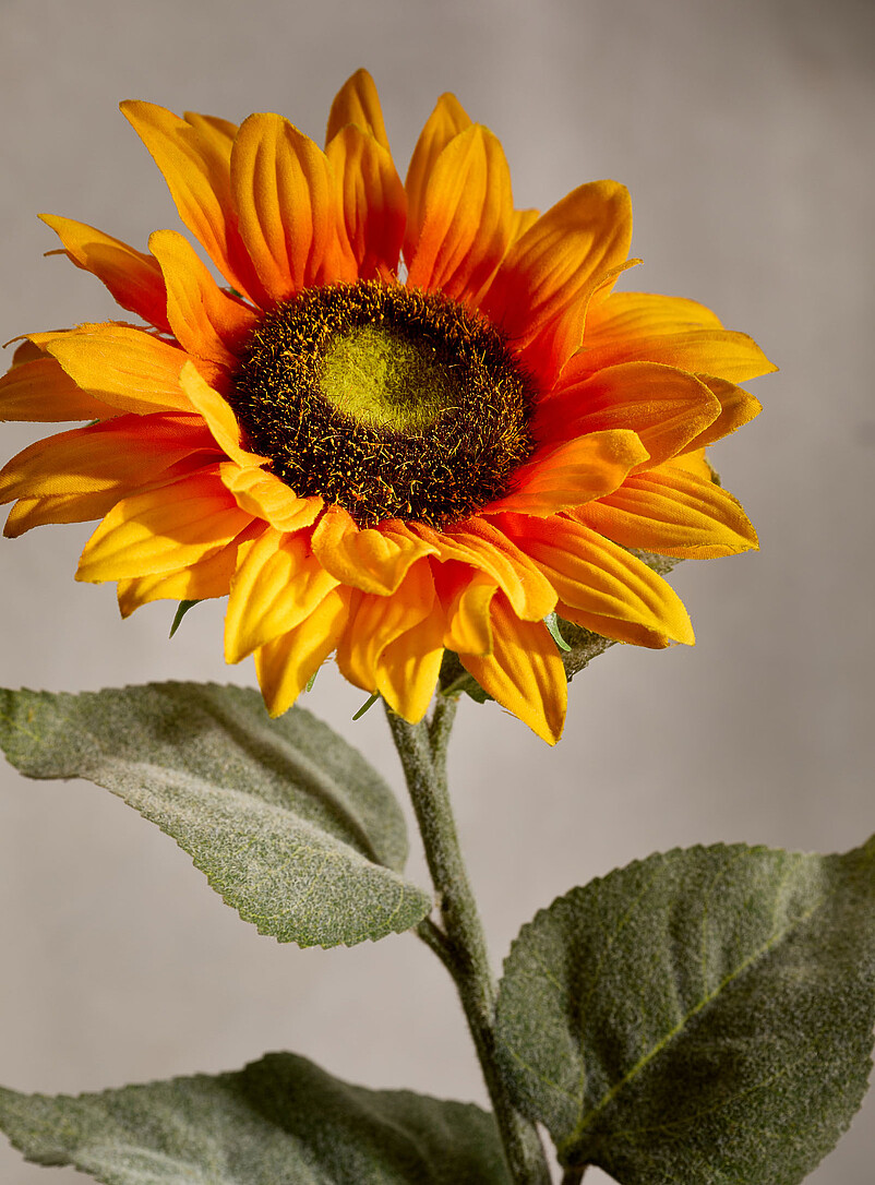 Artificial sunflower branch product image 2