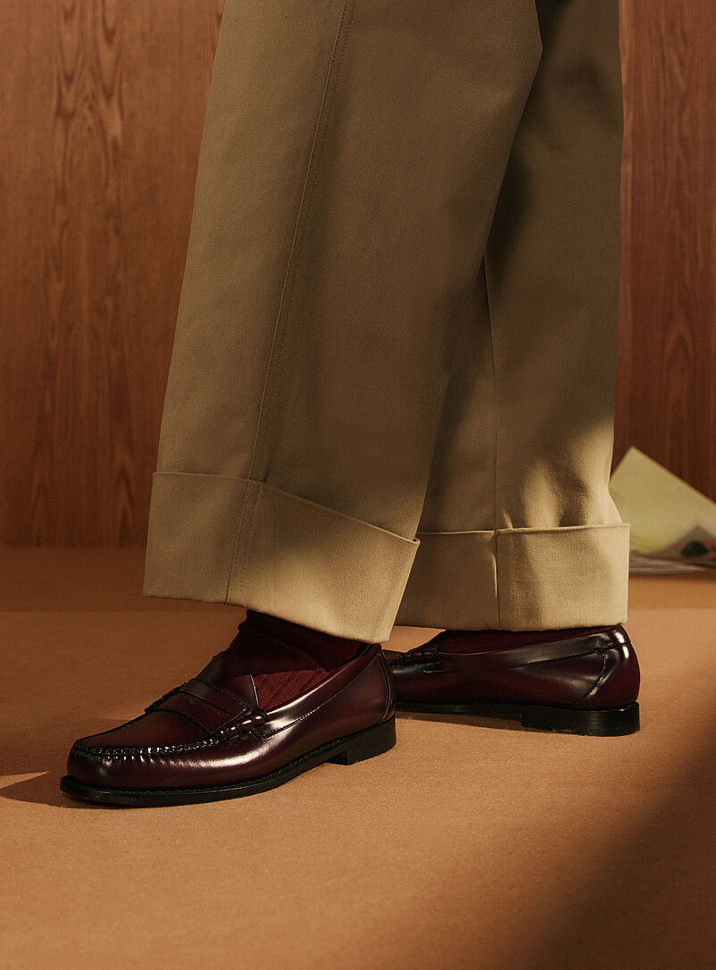 Larson Weejuns wine-red loafers Men product image (primary)