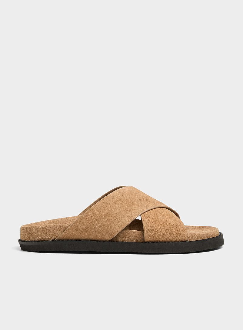 Charleswood Cross-Strap Sandals