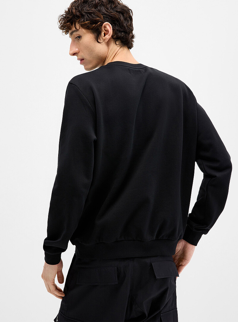 Tone-on-tone circular logo sweatshirt product image 2