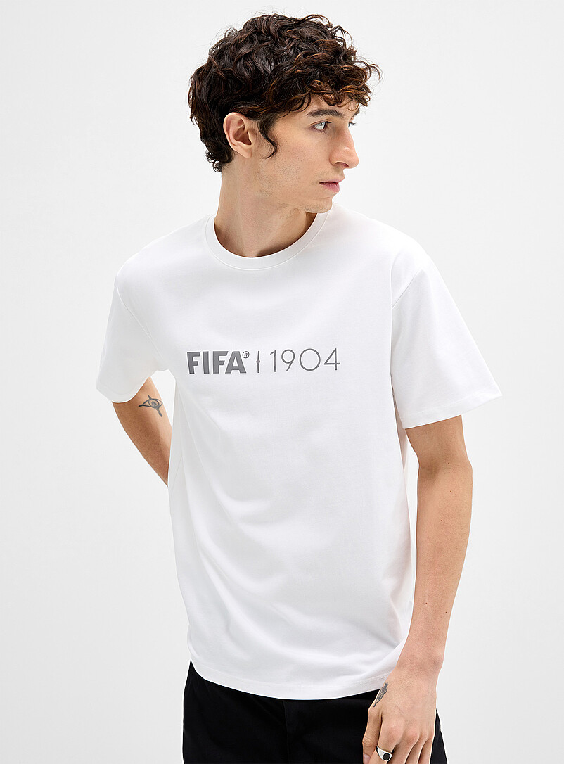 Metallic FIFA print T-shirt product image (primary)