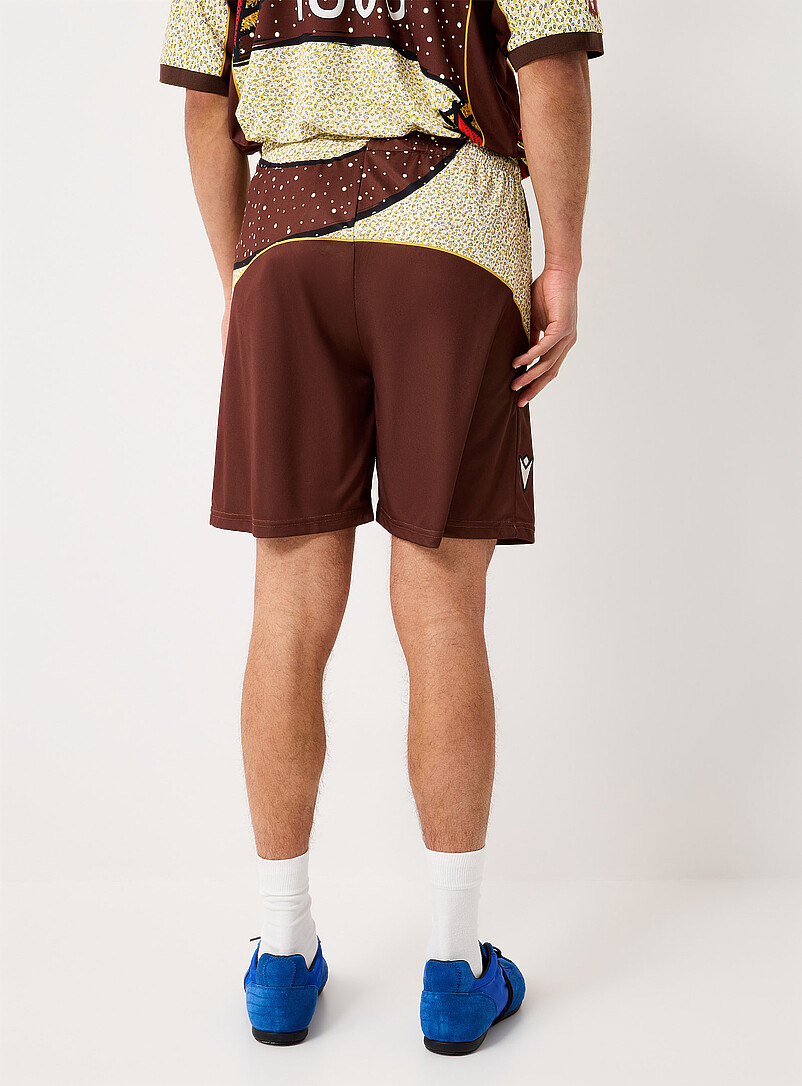 Pantofola d'Oro Ivory/Cream Beige Mosaic soccer short for men