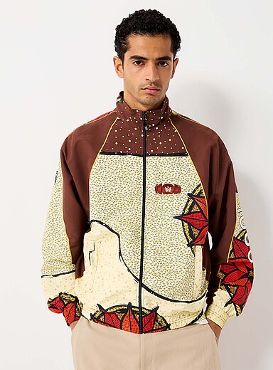 La veste <i>track</i> mosa&iuml;que