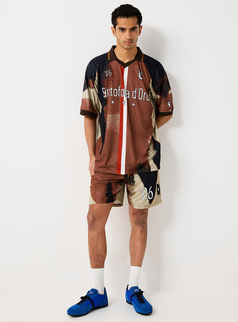Abstract earth soccer jersey product image 2
