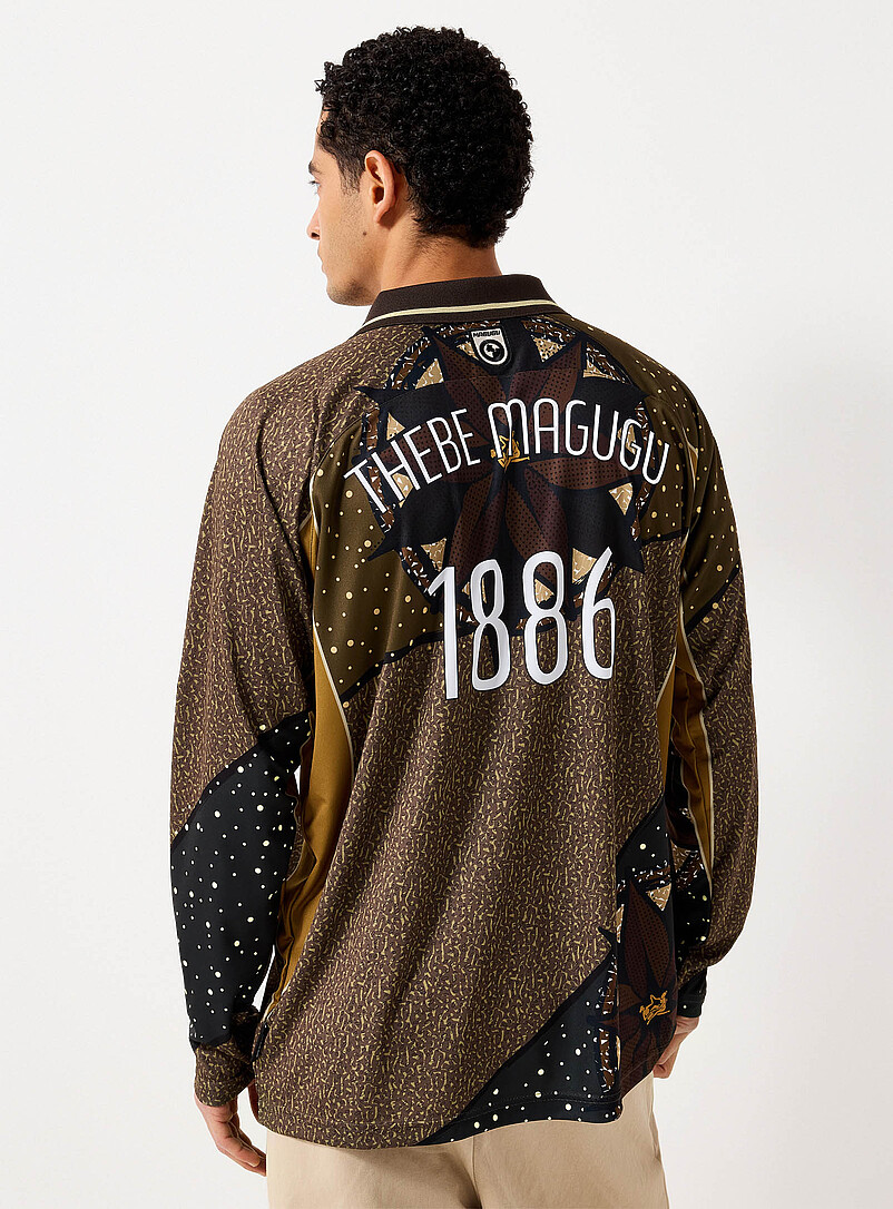 Earthy mosaic soccer jersey product image 3