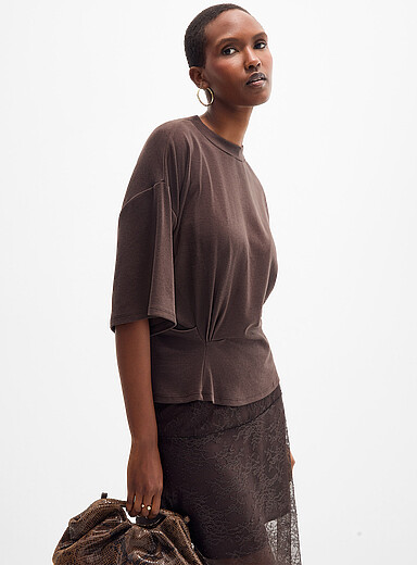 Missouri soft draped-effect T-shirt