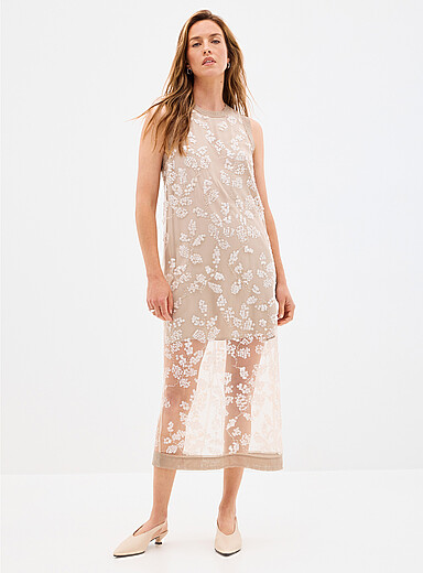 Salema sequin garden tulle dress