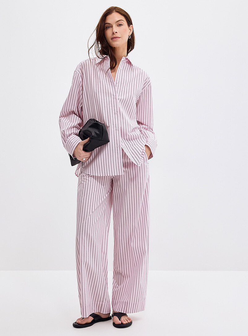 Vari striped pink poplin shirt product image 2