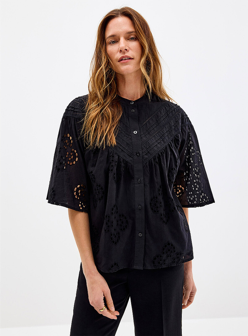 Angelina broderie anglaise shirt product image (primary)