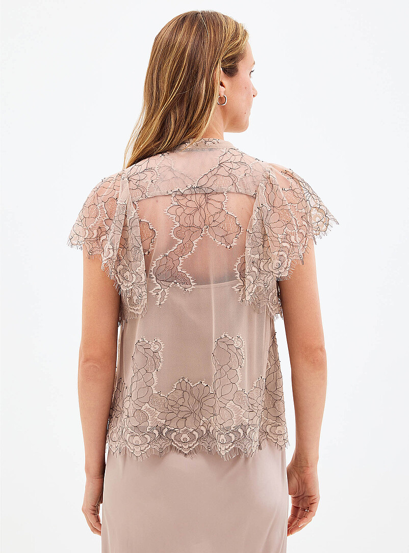 Savoya contrast lace blouse product image 3