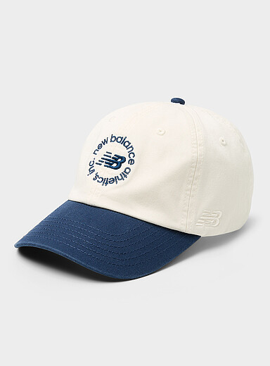 La casquette baseball logo brod&eacute; deux tons