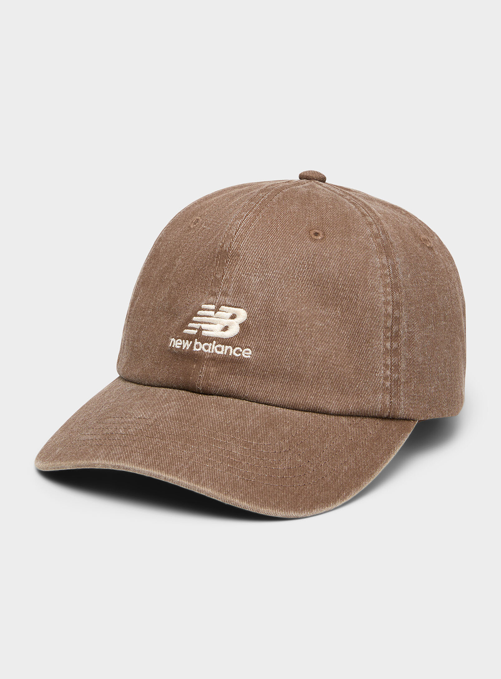 New Balance - La casquette dad délavée Seasonal Classic (Homme, Brun)