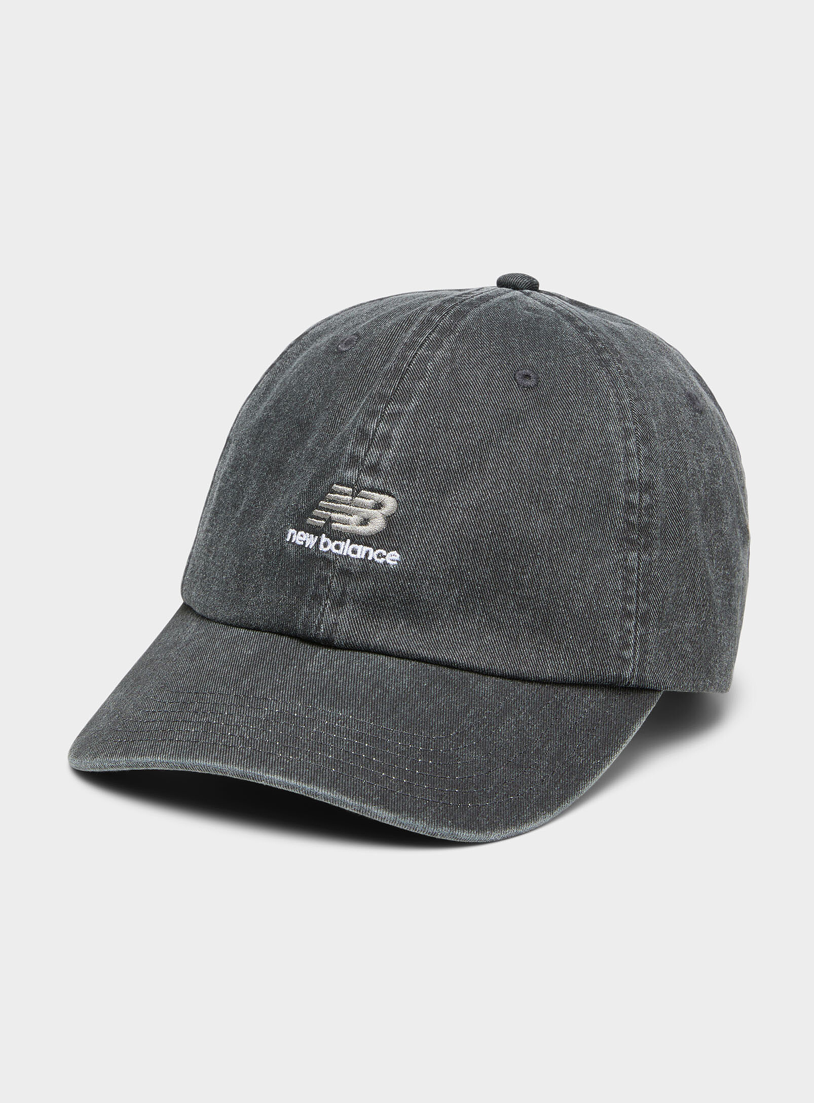 New Balance - La casquette dad délavée Seasonal Classic (Homme, Noir)