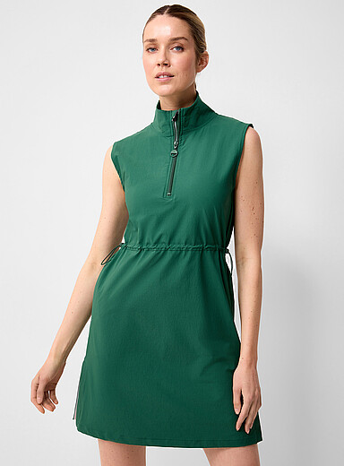 La robe de golf col montant zipp&eacute; Anchor