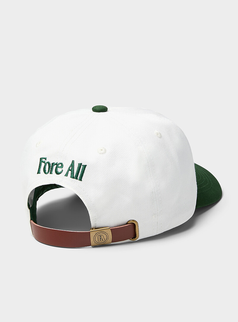 Fore All: La casquette fanions de p&ecirc;che Vert fonc&eacute; - Mousse pour femme