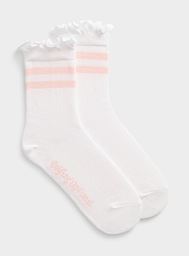 La chaussette rayures athl&eacute;tiques Maude