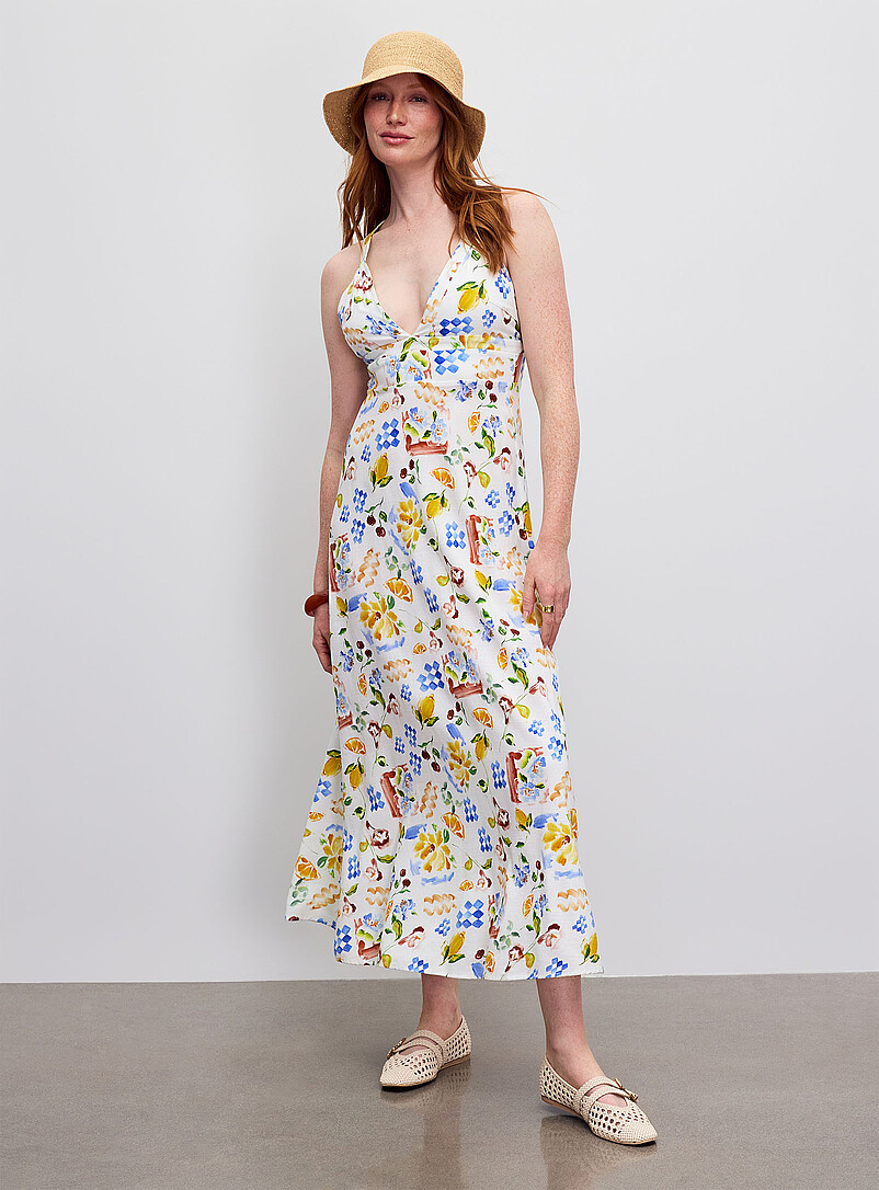 Riviera fruity villa cross-back dress product image 2
