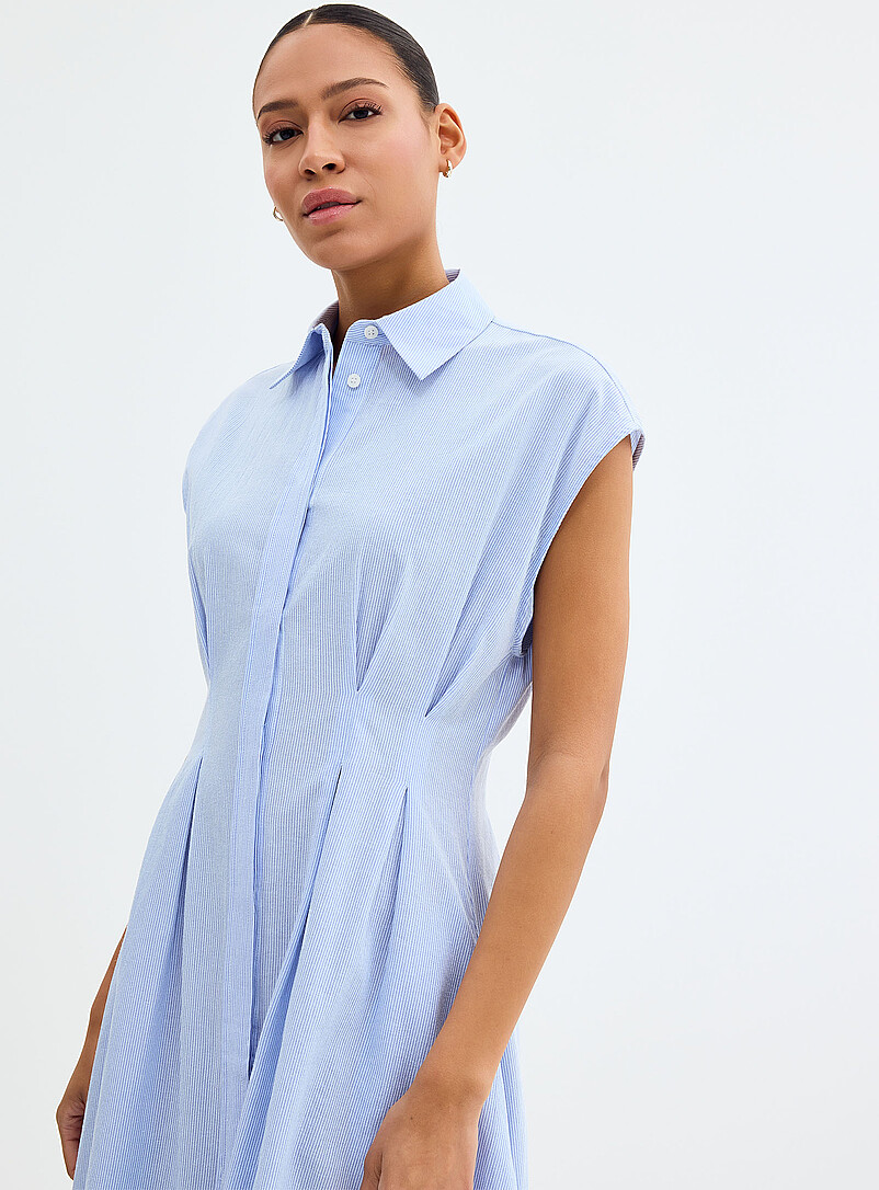 Jamie cinched striped shirtdress product image 2