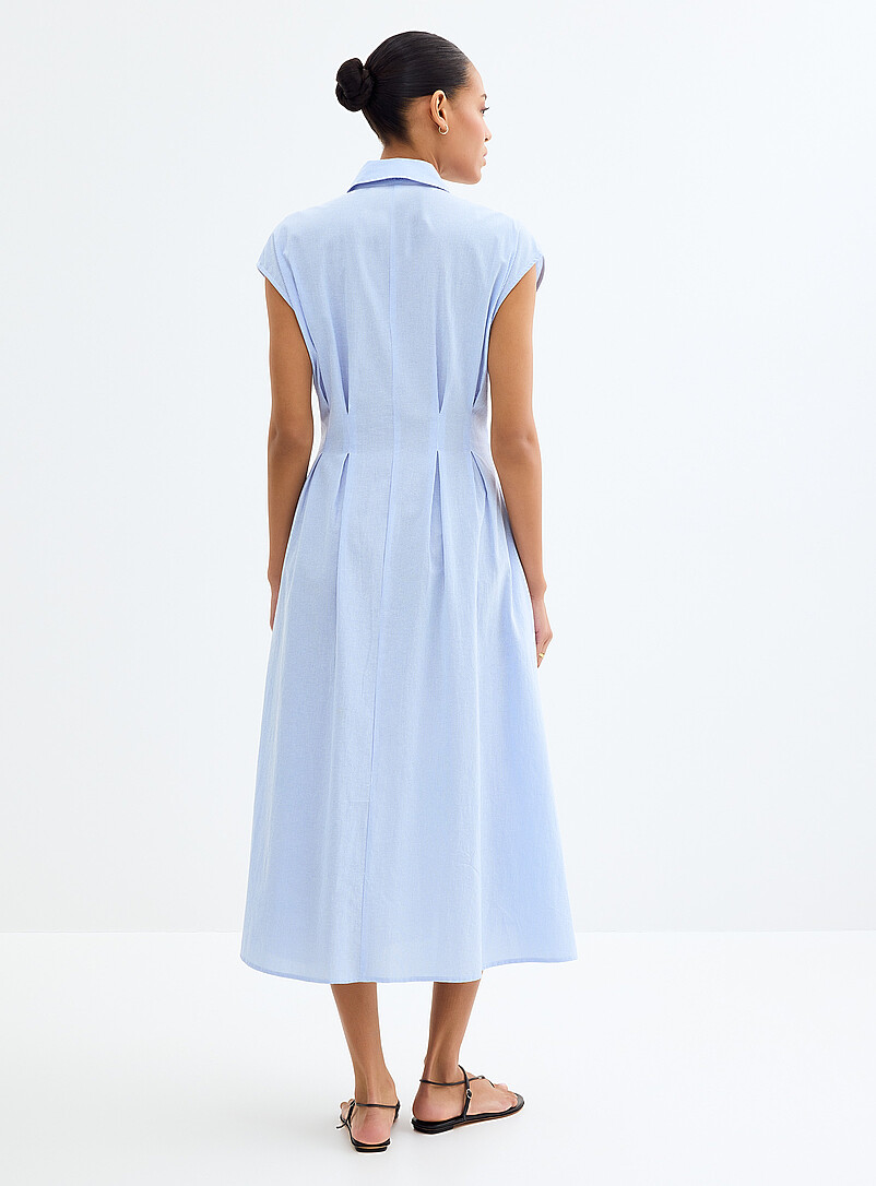 Jamie cinched striped shirtdress product image 3