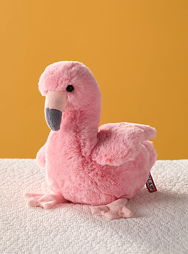 Leggie pink flamingo plush