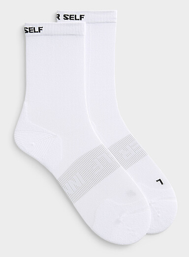 Performance logo running socks