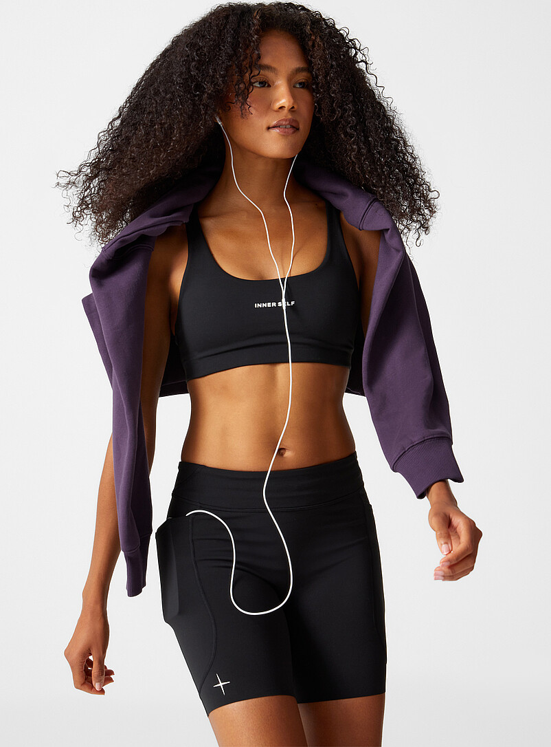 INNER SELF: Le cuissard &agrave; poches Dynamiq<sup><small>MD</small></sup> Longueur : 6,5 po Noir pour femme