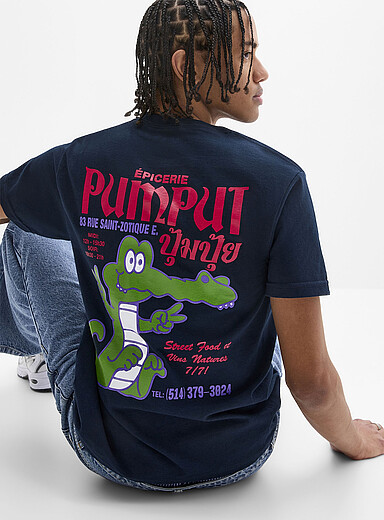 Le t-shirt Croco par Rhek <b>Marchandise de &Eacute;picerie Pumpui</b>