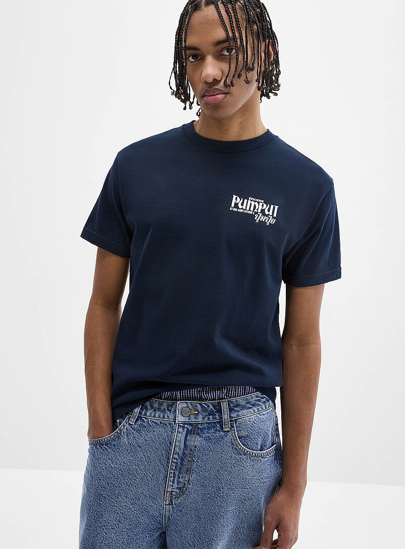 Djab Navy/Midnight Blue Croco by Rhek T-shirt <b>&Eacute;picerie Pumpui merchandise</b> for men