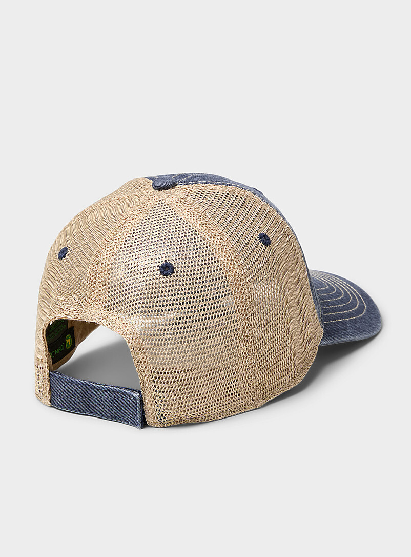 Deer logo denim trucker cap product image 2
