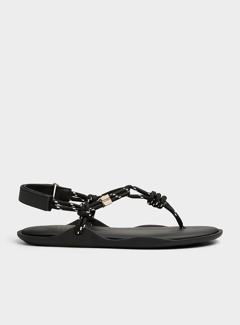 Black Ropes Flò Sandals Women