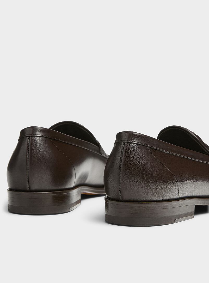 Ryan brown braided leather loafers Men product image 2
