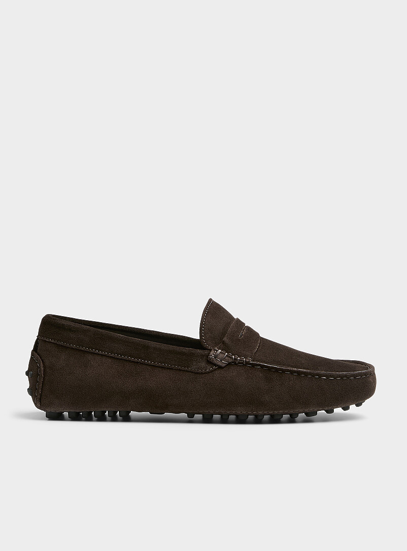 Michael Brown Suede Loafers Men