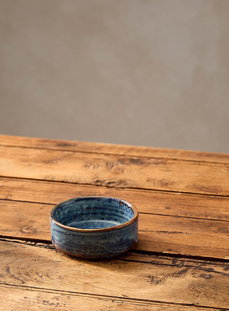Artistic blue ramekin product image (primary)